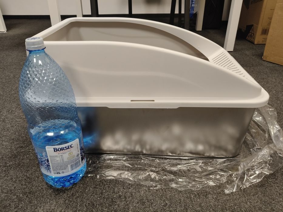 Litiera pisica inox - mare