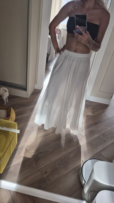 Юбка белая размер 42