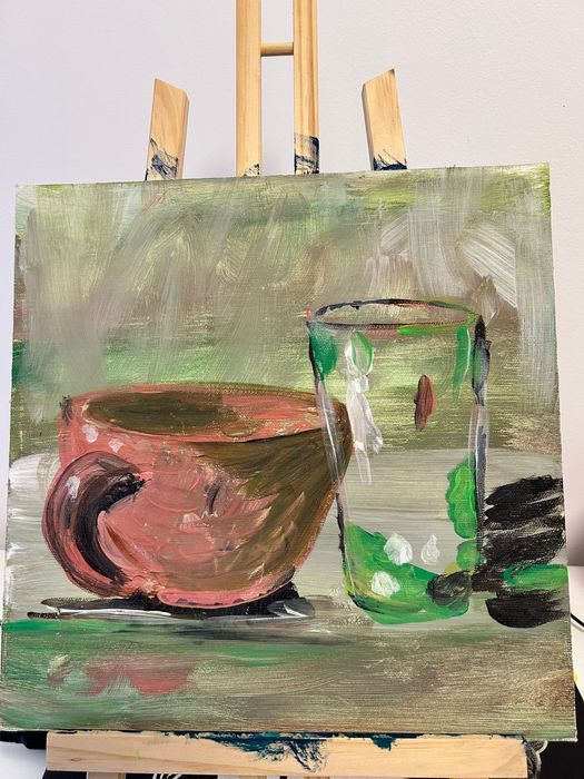 Tablou acril pe lemn 30x30