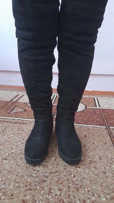 Зимние сапоги с мехам