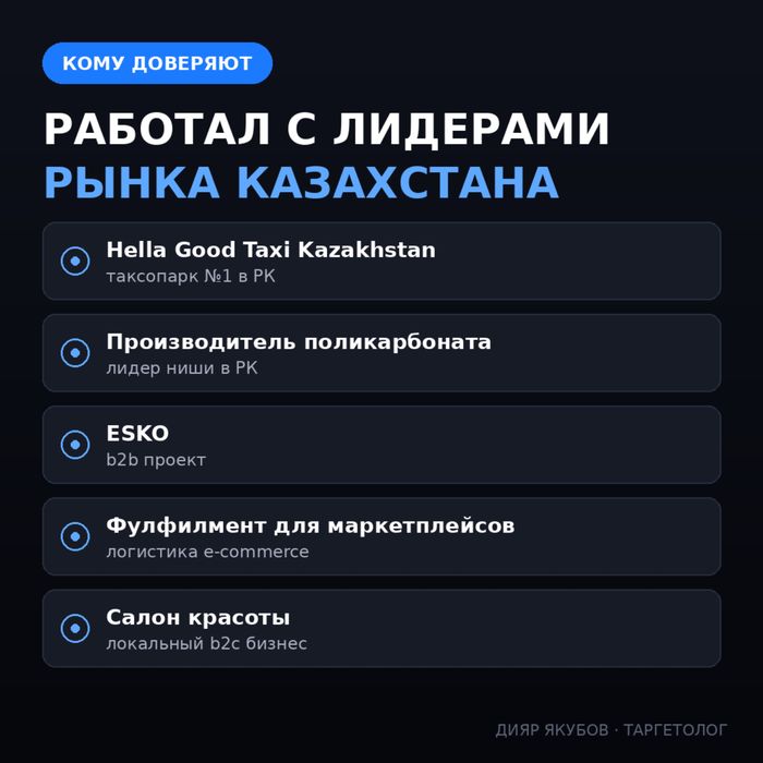 Таргетолог, Таргет