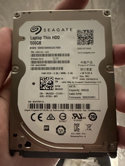 Operativka 2gb notebookdan olingan va hhd xotira 500gb