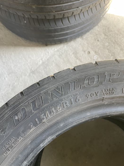 215/45/16 DUNLOP 2бр. 5.5мм