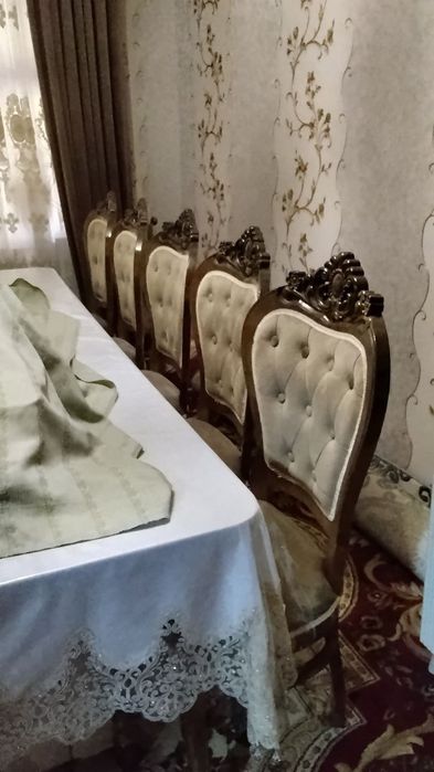 Стол стул 12 талтк янгидек турипти