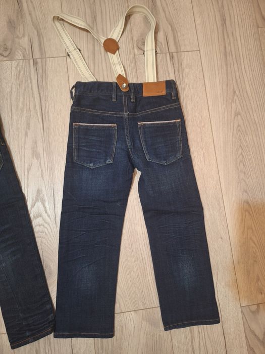 Blugi H&M,noi,cu etichetă, 3-4 ani
