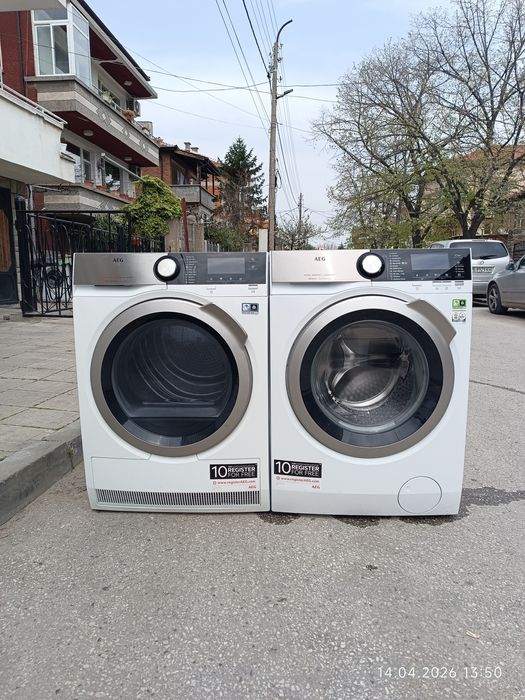 Комплект пералня и сушилня AEG 8000