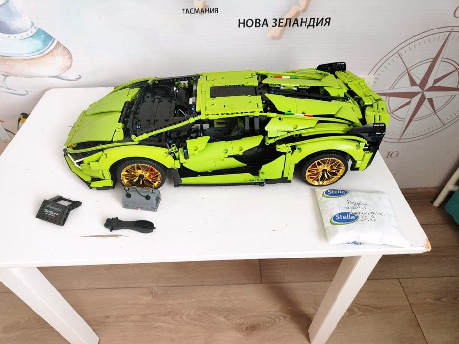 Lamborghini Sian FKP 37 – Голям LEGO Technic модел (Реплика, 3700+ части)