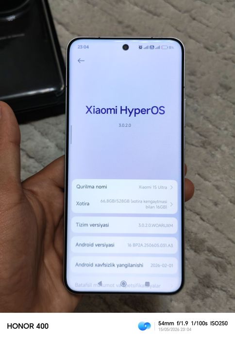 Xiaomi 15 ultra  16gb / 528 gb