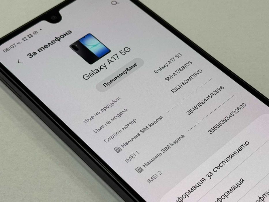 Samsung Galaxy A17 5G с 128GB