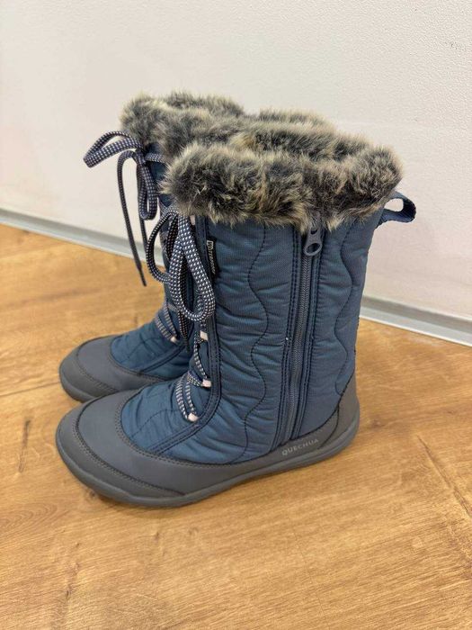 Cizme iarnă Quechua damă mărimea 37, îmblănite, stare excelentă