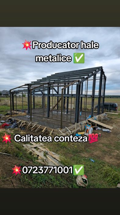 Vand hala metalica 8x20x4 panouri sandwich