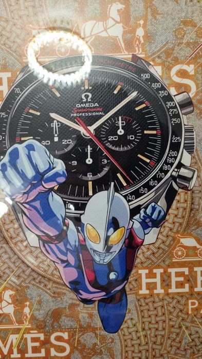Tablou print Death NYC – Hermes Paris Omega Speedmeister (limitat]