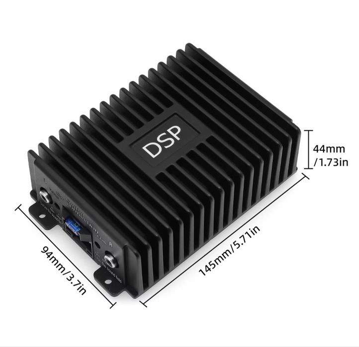 Car DSP 4-канален усилвател еквалайзер за Android радио 12V