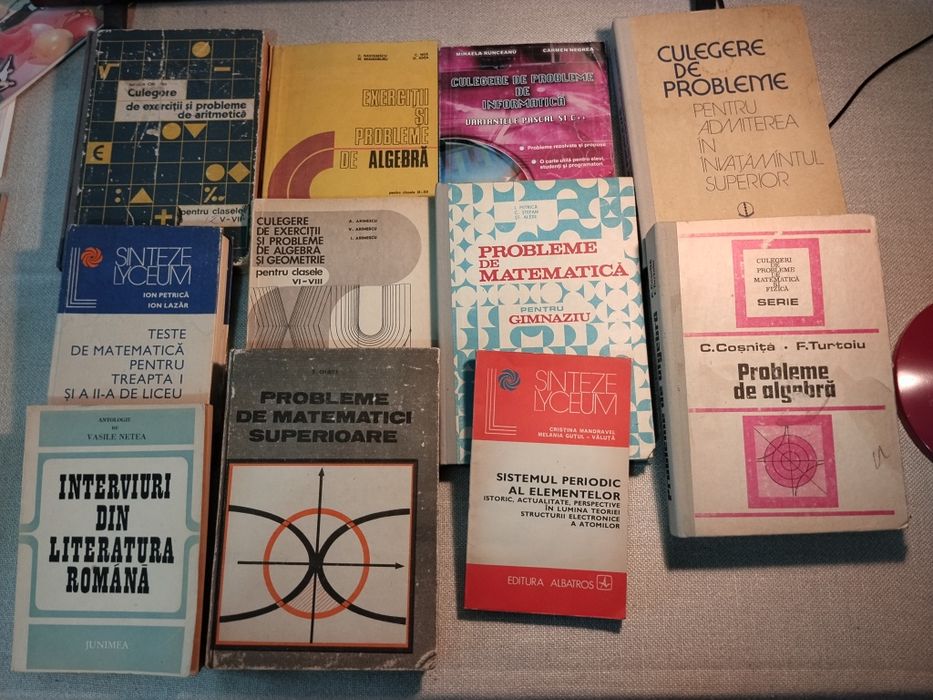 Culegeri diverse Romana,Gramatica,Matematica ,etc