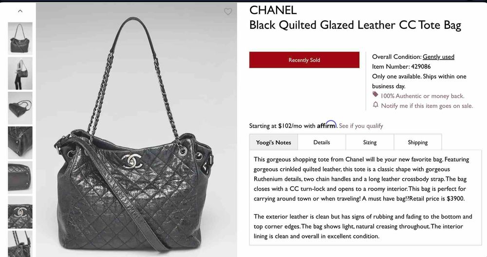 CHANEL Superba Geanta Umar/Tip Postas Tote Piele Vintage