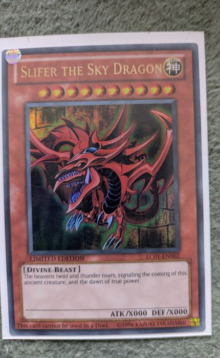 Yu-Gi-Oh God Cards комплект 9бр. - Slifer Obelisk Ra + Avatar, Eraser