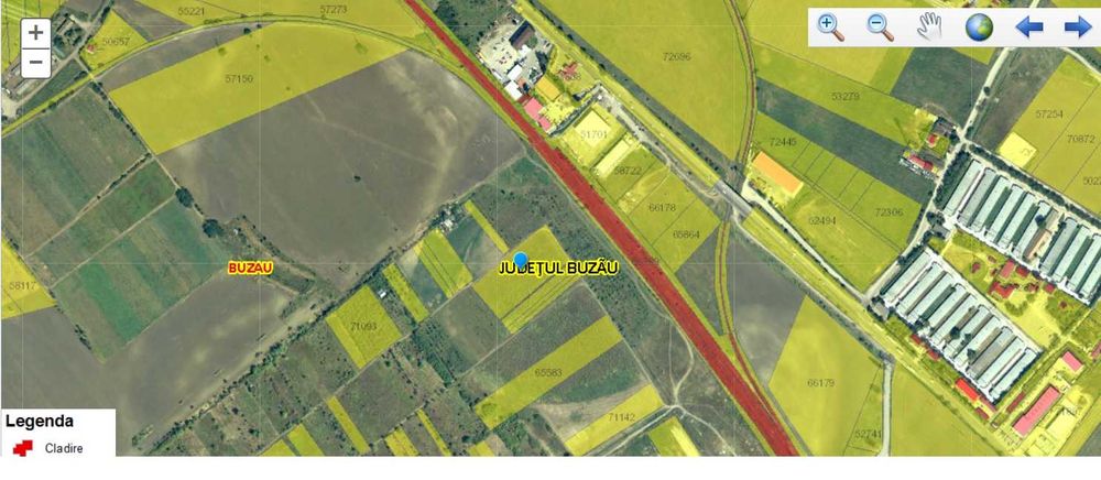 Teren mun Buzau 8500 Mp langa autostrada