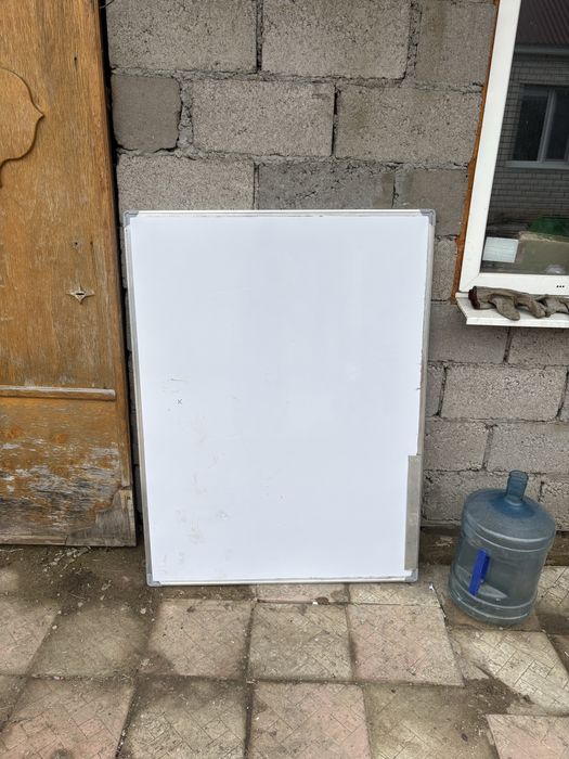 Двустороняя доска маркер и мел 90/120