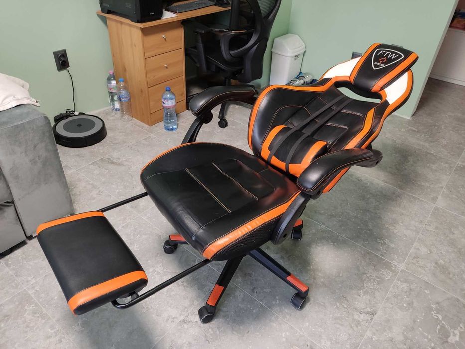 Геймърски стол FTW Black & Orange