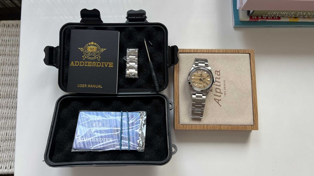 Ceas Addiesdive AD2030 36mm Dessert Yellow "Grand Seiko Killer"