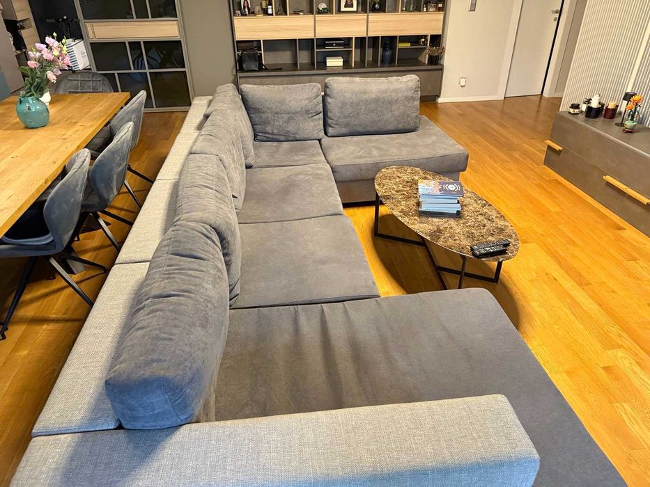 П образен диван + задна табуретка