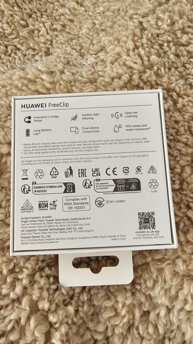 HUAWEI Free Clip безжични слушалки