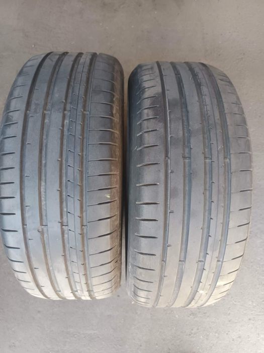 215/55/17 2броя Dunlop SportMaxx.Гумите са в много добро състояние