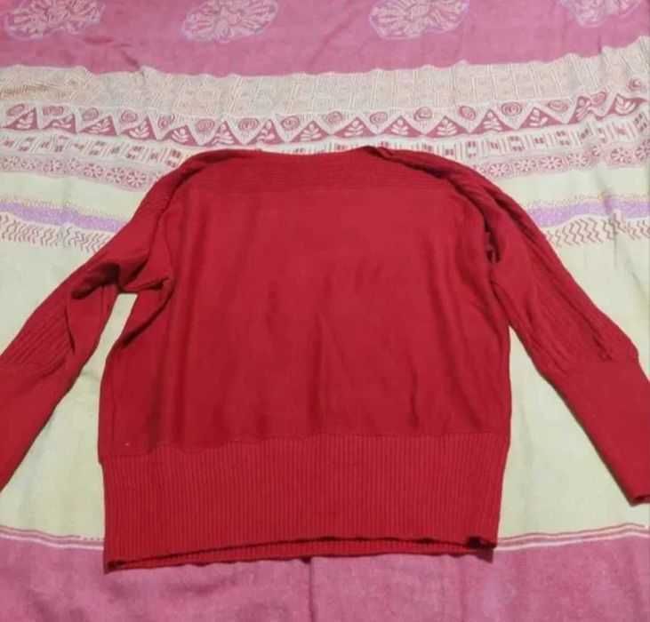 Pulover trendy guler barcă S/M