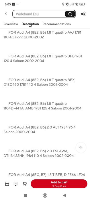 Ламбда сонда 1.8Т , O2 sensor  1.8T