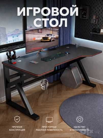 Loft uslubidagi yozuv stoli, kompyuter stoli, ofis uchun стол ЫВ09