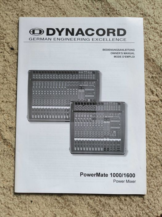 СРОЧНО! Пульт микшер Dynacord PowerMate 1000 в идеале!