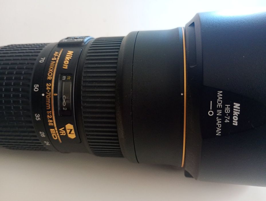 Обектив АF-S NiKKOR 24-70/f 2.8E ED VR + адаптер FTZ ll
Обекти