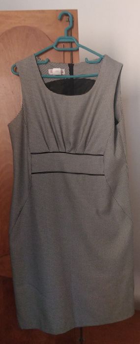 Rochie gri tip sarafan