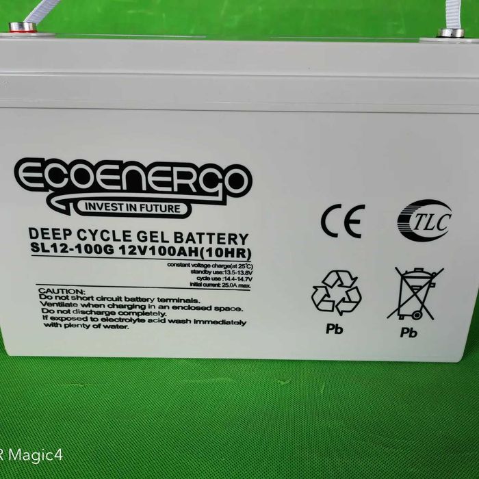 Гелевый аккумулятор 12В 100Ач