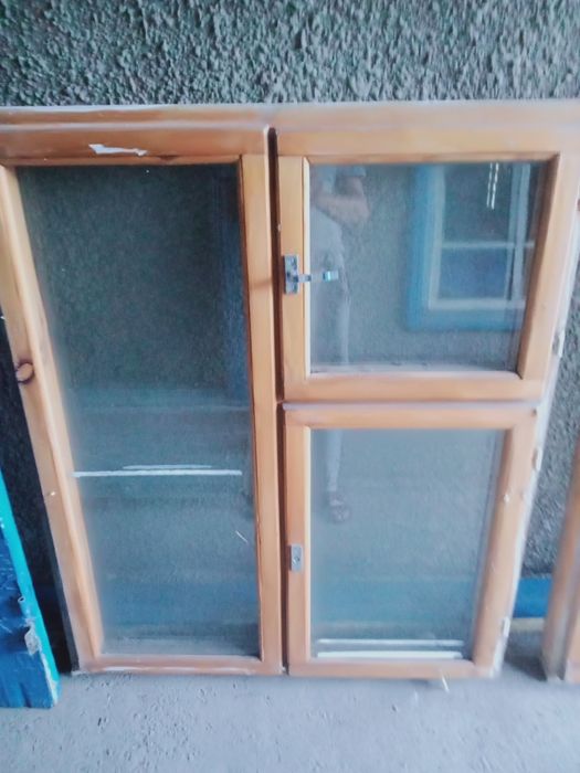 Продам окна и двери деревянные