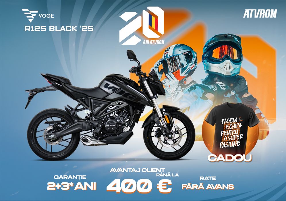Motocicleta VOGE R125 Black '25