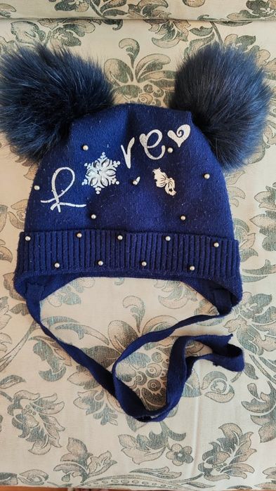 Зимняя шапка на девочку