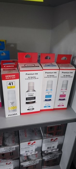 Чернила 108, 057, 115, G41, Pixma 490 для всех принтеров canon и epson