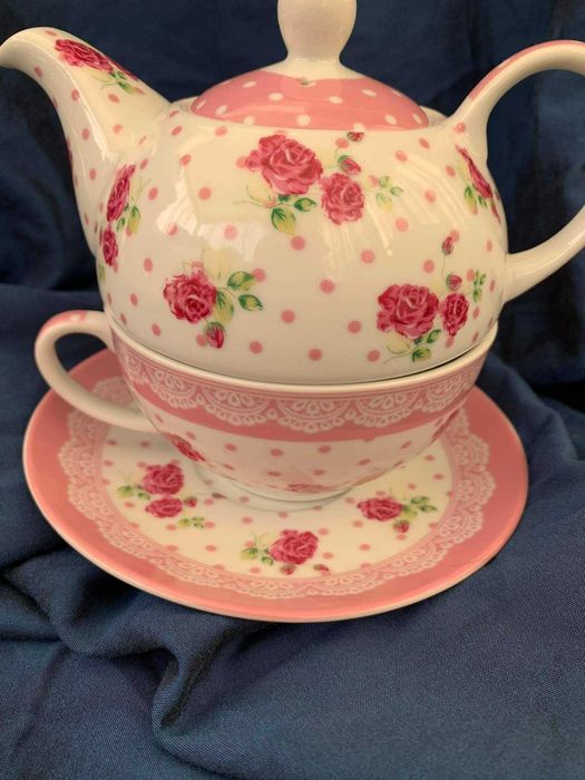 Комплект за чай, The Leonardo Collection, Фин порцелан, Чаша, Чайник