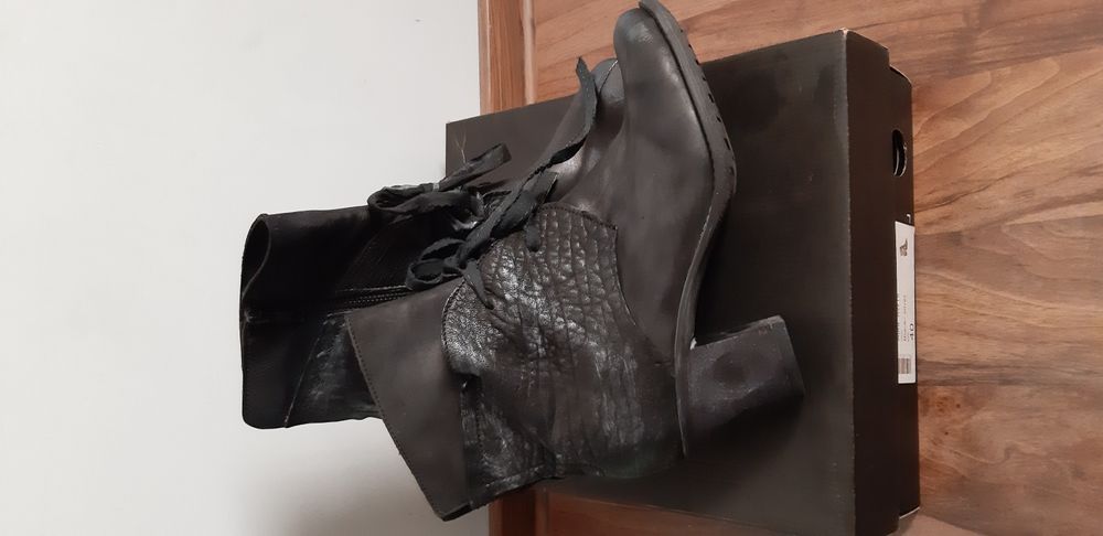 Botine piele Papucei