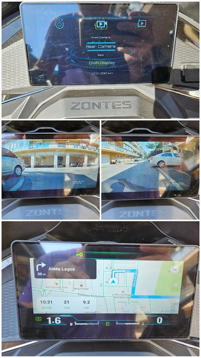 Zontes 368K 2026, 850  km reali, Nou, full, Navigație, Camere video Față-spate