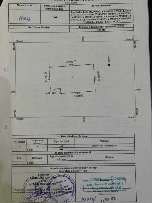 Teren Corbu lotizare Marea Neagra