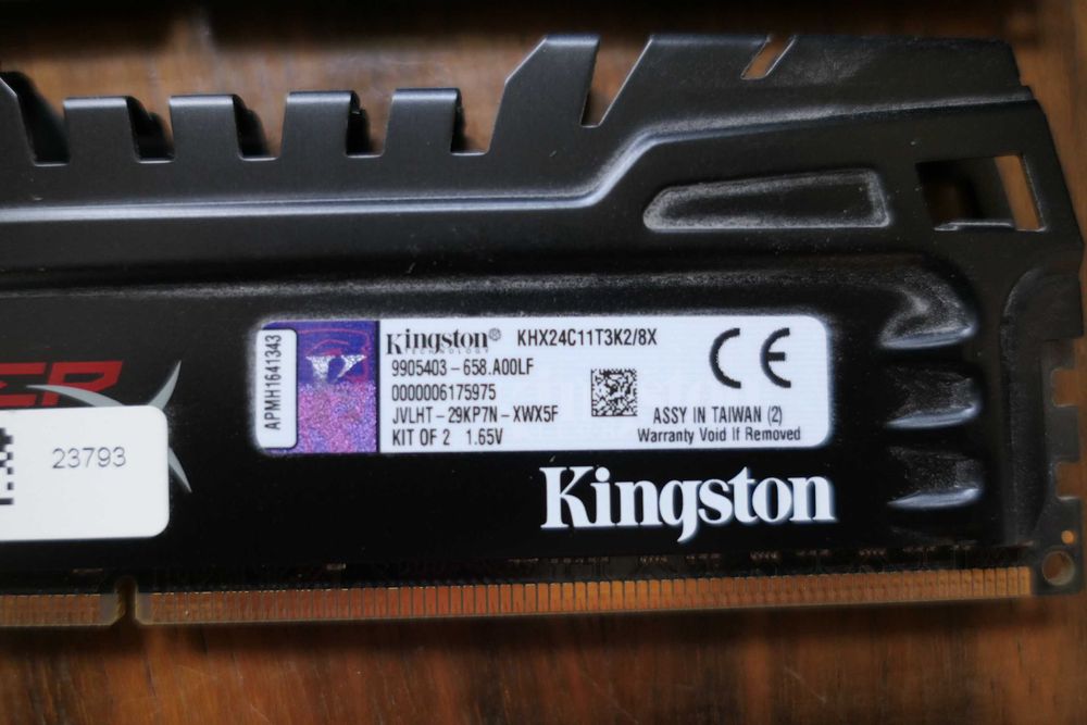 Kit Memorie Ram PC Kingston HyperX Beast 16GB (4x 4GB) DDR3-2400MHz CL 11 KHX24C11T3K2/8X
