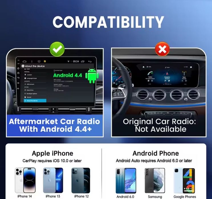 Car link Androi Auto , Apple CarPlay