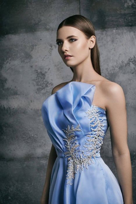 Rochie LA MODE TOUJOURS - ORGANZA -ocazie,cununie civila,mireasa,nunta