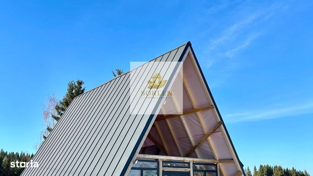 Cabana A-Frame de vânzare | Mărișel – view spectaculos