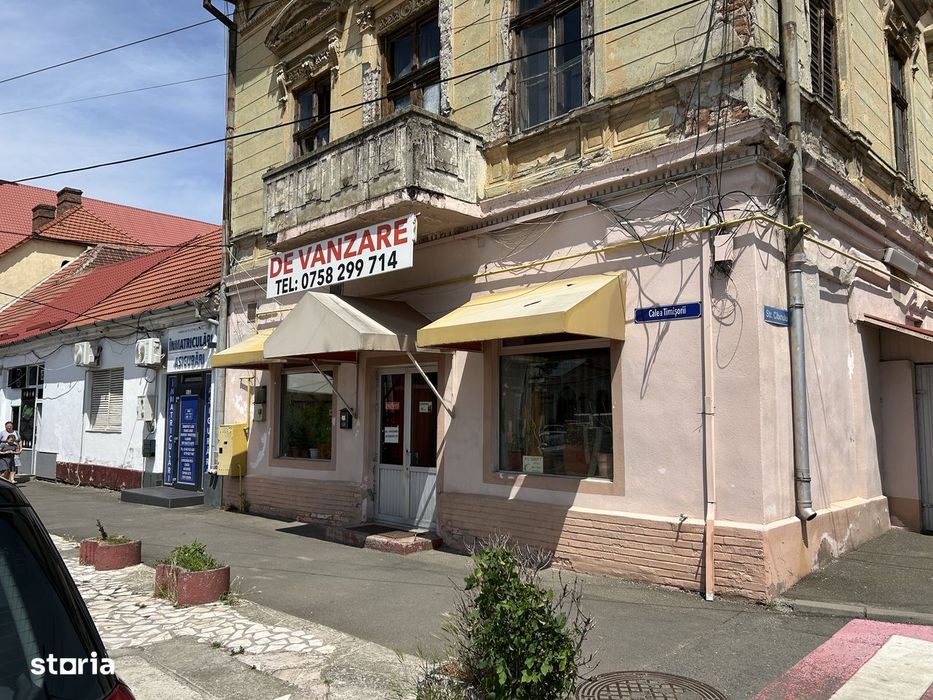 Vand spatiu (fost restaurant) Aradul-Nou,pe Calea Timisorii,st.274 mp.