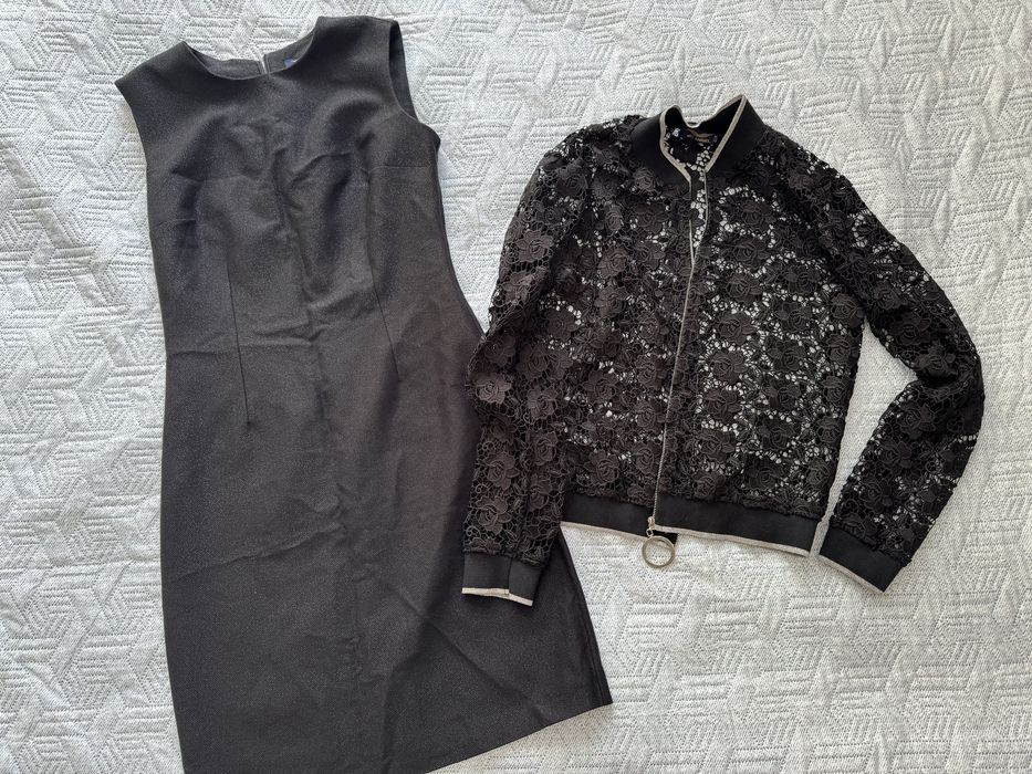 Платья, ветровка, брюки, кофты.