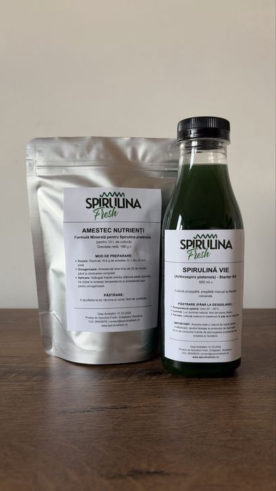 Starter Kit: Cultura de Spirulina Vie