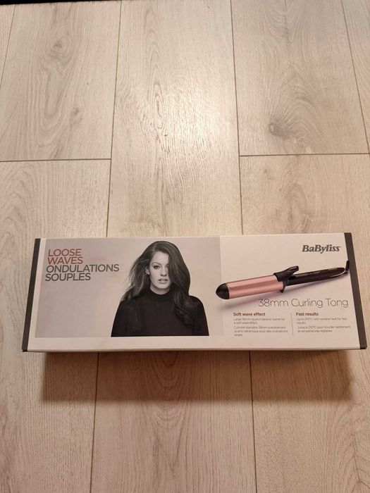 Ondulator de păr BaByliss Loose Waves 38 mm stare impecabilă, ca nou